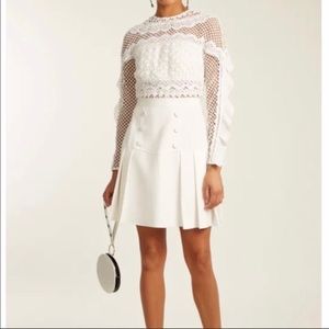 Self portrait white lace dress